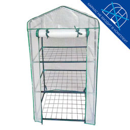 UGT-R10 H125 WHITE Тент из армированного полиэтилена 135г/м2 для парника 60x40x125см. Цвет сетки белый. TM ФитоЛето