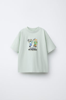 CAMISETA MINECRAFT  MOJANG AB.  / Azul