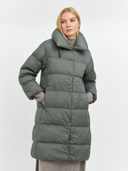 Пуховик женский стеганый длины миди - Glenfield фото 5