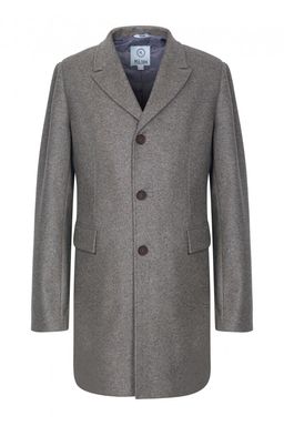 Шерстяное мужское классическое пальто, песочное. Арт. 59