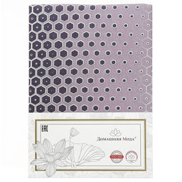 Пододеяльник на пуговицах Евростандарт "Турин" 220х215см, бязь "Комфорт" 121г/м2, хлопок 100%, упаковка "классическая" ПВХ 28х41см, "Домашняя мода" (Россия)