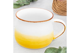 Кружка 250 мл 11,5*9*7 см Кантри желтая