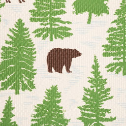 Коврик Лес 70х45 см, 100% хлопок - Simaland фото 3