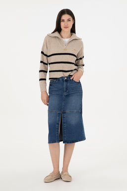 Женский свитер с v-образным вырезом и камнями Неожиданная скидка в корзине - U.s. polo assn фото 4