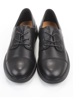 03-M47-68 BLACK Полуботинки женские (натуральная кожа)