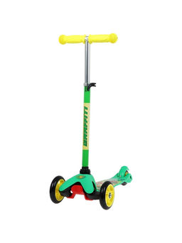 Самокат GRAFFITI «В лесу», колёса PU 110/80 мм, ABEC 7, цвет зелёный