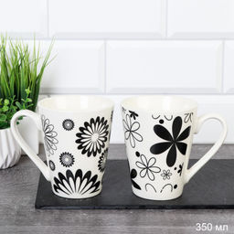 Кружка Цветы / TV1028 /уп 12/72/