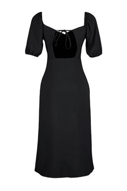 Haki Vucuda Oturan Y?rtmacl? S?rt Detayl? Midi Dokuma Dokuma Elbise TWOSS23EL01164 - Trendyolmilla фото 16