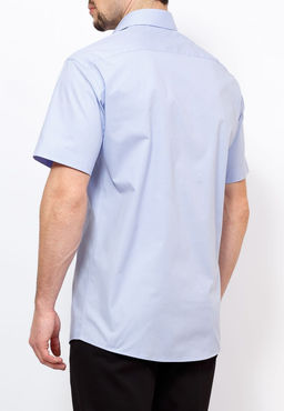 Сорочка мужская короткий рукав GREG 220/107/6403/Z STRETCH  фото 8