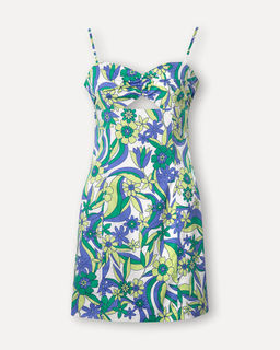 Приталенное платье с цветочным принтом - Incity фото 7