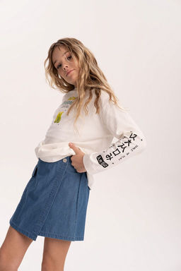 PELICAN, шорты для девочек, Джинс