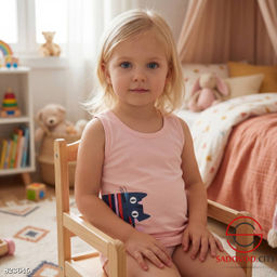 Майка для девочки с рисунком