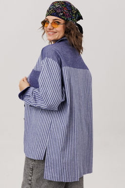 Рубашка ANELLI 1800 предгрозовая синь фото 4