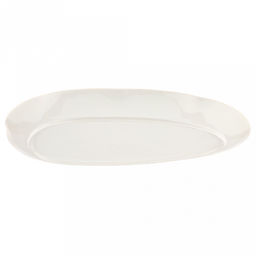 Флора Тарелка мелкая фарфоровая 293х155х25мм, ассиметричная форма, в коробке (Китай) - Домашняя мода фото 4