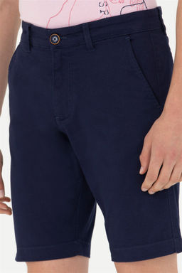 Мужские темно-синие тканые шорты - U.s. polo assn фото 6