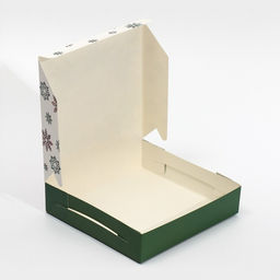 Цена за 4 шт. Коробка складная «Новогодняя ботаника», 14×14×3.5 см