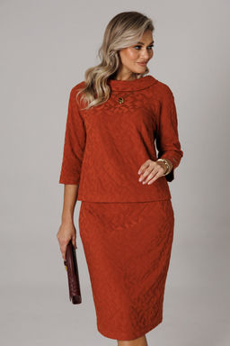 Костюм Anastasia 1303 терракот фото 8
