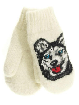 Варежки детские круговые "Хаски" 0311-2