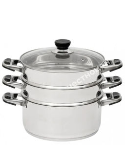 Мантоварка 24см 3- секции (АЛТЫН) КТ-243АТ индукц. дно