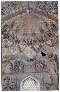 Открытка Бухара Медресе Абдулазисхана. Интерьер мечети.