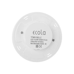 Лампа светодиодная Ecola, GX70, 10 Вт, 4200 K, 111×42 мм, дневной белый, матовое стекло