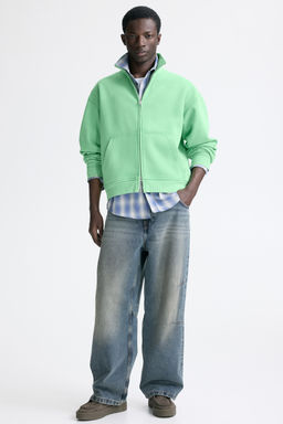 Chaqueta sudadera boxy con cremallera Loose Fit - H&m фото 5