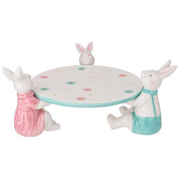 БЛЮДО ДЛЯ ТОРТА КОЛЛЕКЦИЯ BRIGHT RABBITS 22,5Х22Х12 СМ - Lefard фото 3