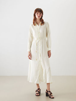 Modal Kar???ml? F?rf?rl? G?mlek Elbise