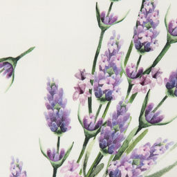 Набор салфеток с декоративными кольцами «Этель» Lavender, 40×40 см - 4 шт., 100% хлопок, саржа