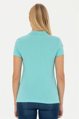 Женская мятная базовая футболка Неожиданная скидка в корзине - U.s. polo assn фото 5