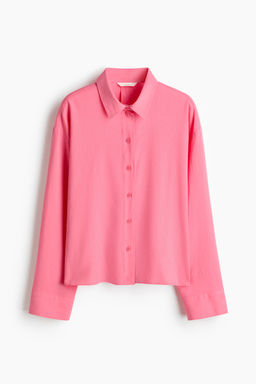Camisa en mezcla de lino