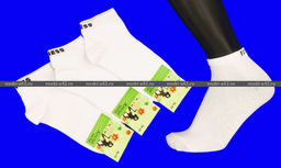 Цена за 3 пар. 3 ПАРЫ - Носки женские Фитнес с крапивой и эластаном арт. А-1 БЕЛЫЕ 36-41  фото 5