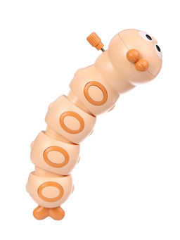 Заводная игрушка Гусеничка, бежевый - Simaland фото 6