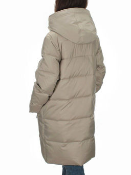 C223 GRAY/BEIGE Куртка зимняя женская (200 гр. холлофайбера) - Fashion фото 4
