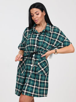 237 ХАЛАТ (Зеленая клетка) - А-дина фото 3