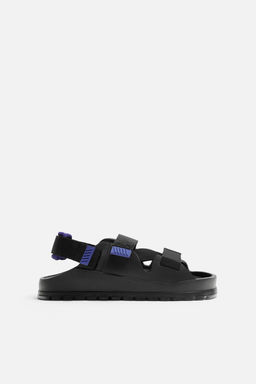 TECHNICAL STRAP SANDALS - Zara фото 9