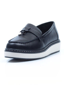 03-5061-1 BLACK Лоферы женские (натуральная кожа)