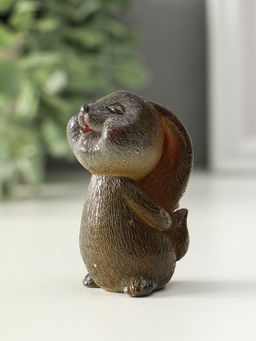 Фигурка для чайной церемонии "Милый кролик" меняет цвет 5х3,5х7 см