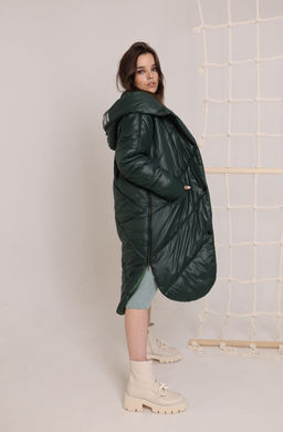 Пальто AMORI 2140 зеленый  фото 4
