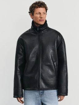 Дубленка из экокожи / Zarina