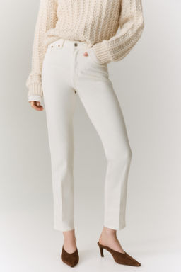 Slim Straight High Ankle Jeans - H&m фото 9