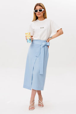 Юбка AmberA 1122 голубой