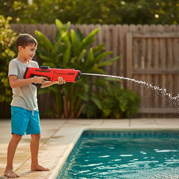 Водное оружие "Shark Shot" в коробке