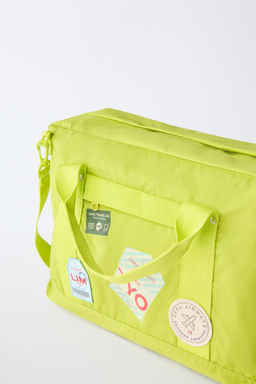 MOCHILA DE VIAJE PARCHES / Amarillo - Zara фото 9