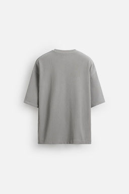 TEXTURED PATCH T-SHIRT - Zara фото 8