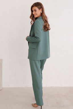 11792 Брюки со стрелками в пыльном зелёном - Martichelli фото 2