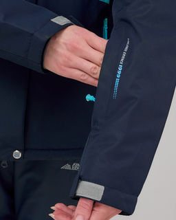 Горнолыжный костюм женский зимний бирюзового цвета 02808Br - Mtforce фото 7