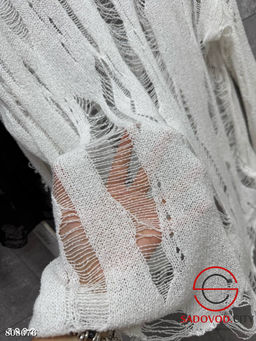 Рваный лонг с булавками - Bruno фото 3