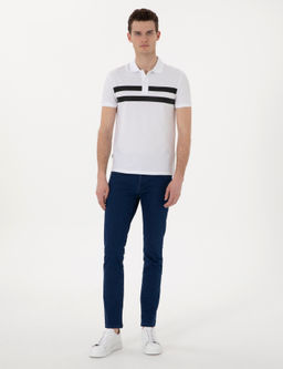 Beyaz Slim Fit Ti__rt