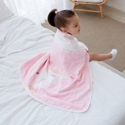 Полотенце детское Крошка Я Magic 95х1005 см, цвет розовый, 100% хлопок, 280 г/м2  фото 9